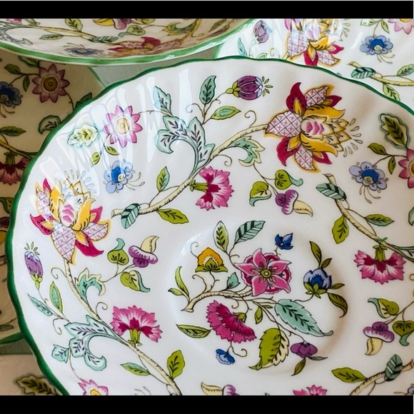 10 Royal Doulton Haddon Hall Tea ☕️ Cup Plates - Picture 4 of 16